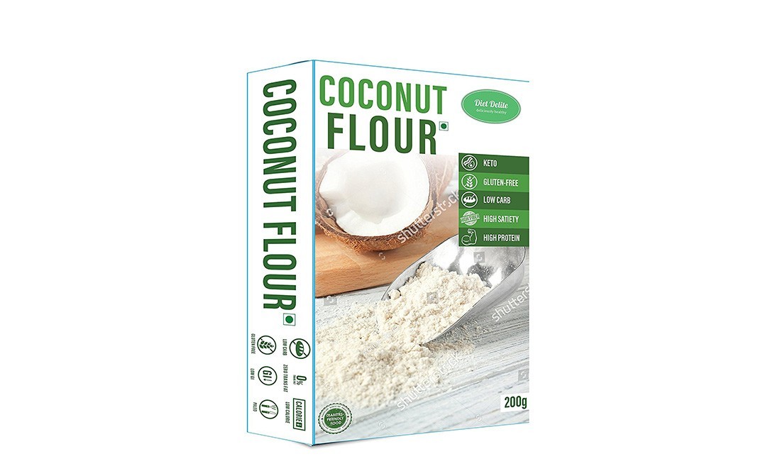 Diet Delite Coconut Flour    Box  200 grams